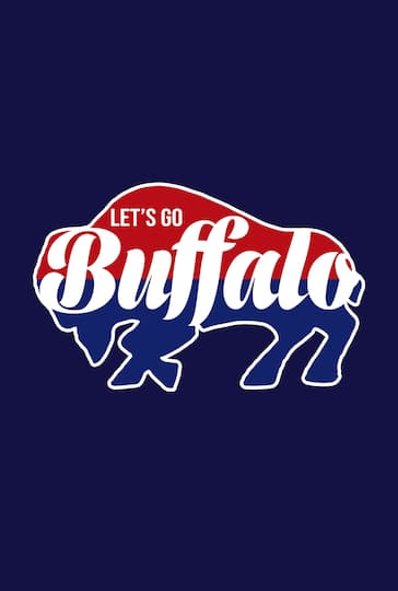 Let's Go Buffalo Outdoor Garden Flag